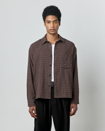 Everyday Shirt - Brown Grid