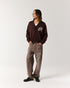Merino R Cardigan - Mocha Brown