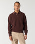 Knit Polo Sweater - Mocha Brown