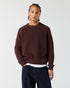 Everyday Fisherman Sweater - Mocha Brown