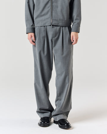 Pleated Pant - Charcoal Grey