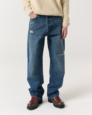 Classic Jeans - Distressed Denim