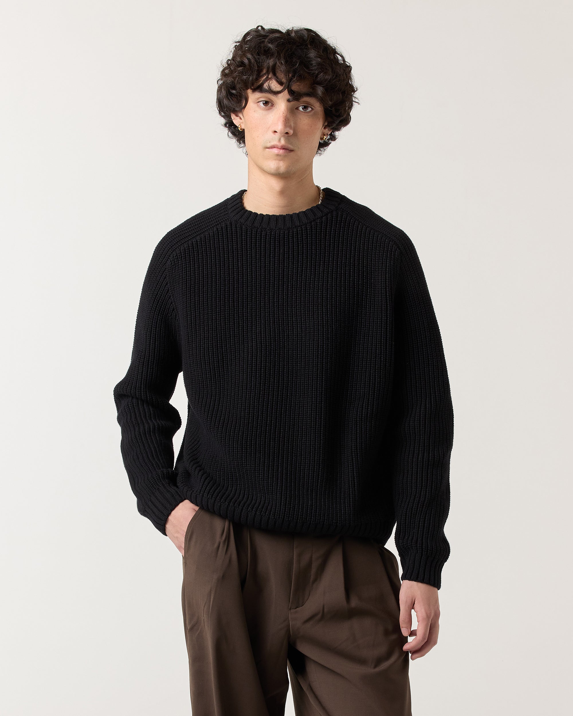Everyday Fisherman Sweater - Black | RONNING, Everyday Uniform