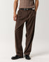 Pleated Pant - Mocha Brown