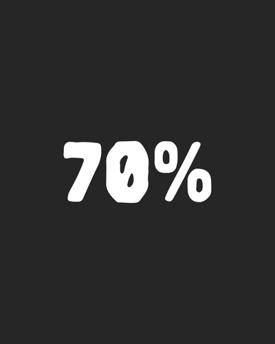 BLACK FRIDAY - 70%