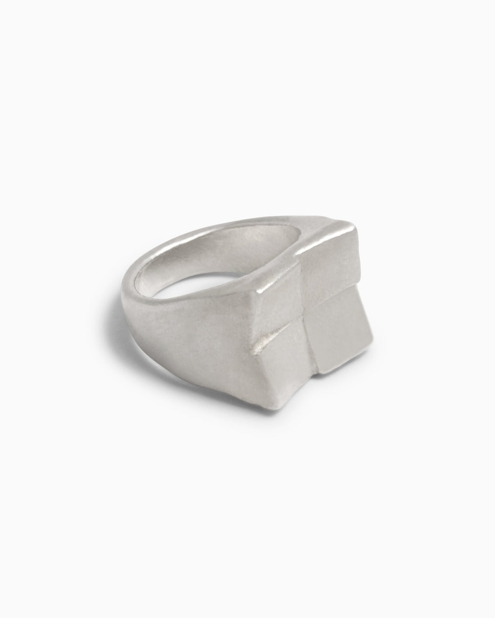 Box Ring - Sterling Silver