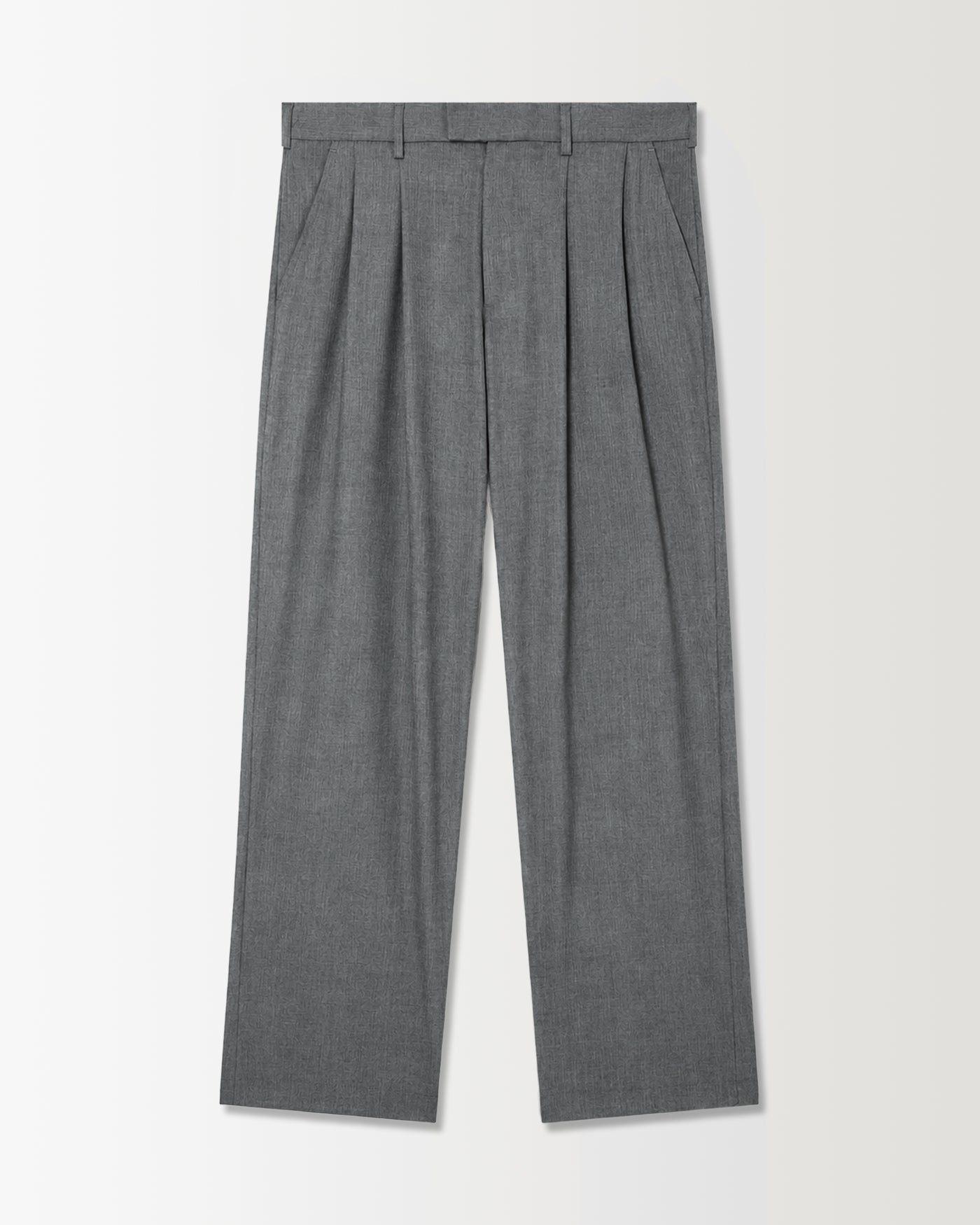 パンツ PLEATED PANT - GREY Pleated Pant - Charcoal Grey | RONNING, Everyday Uniform