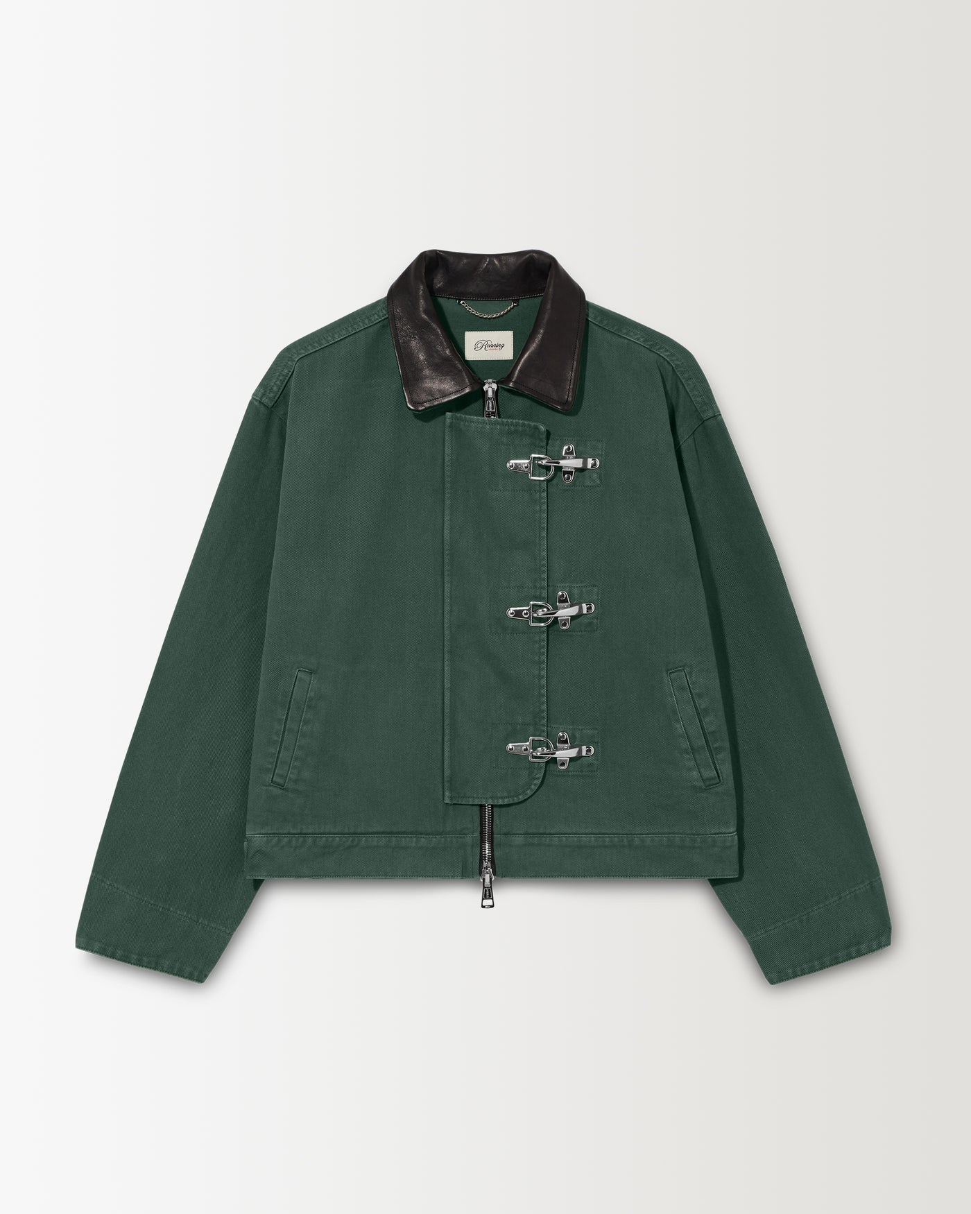 Utility Fireman Jacket - Olive Green