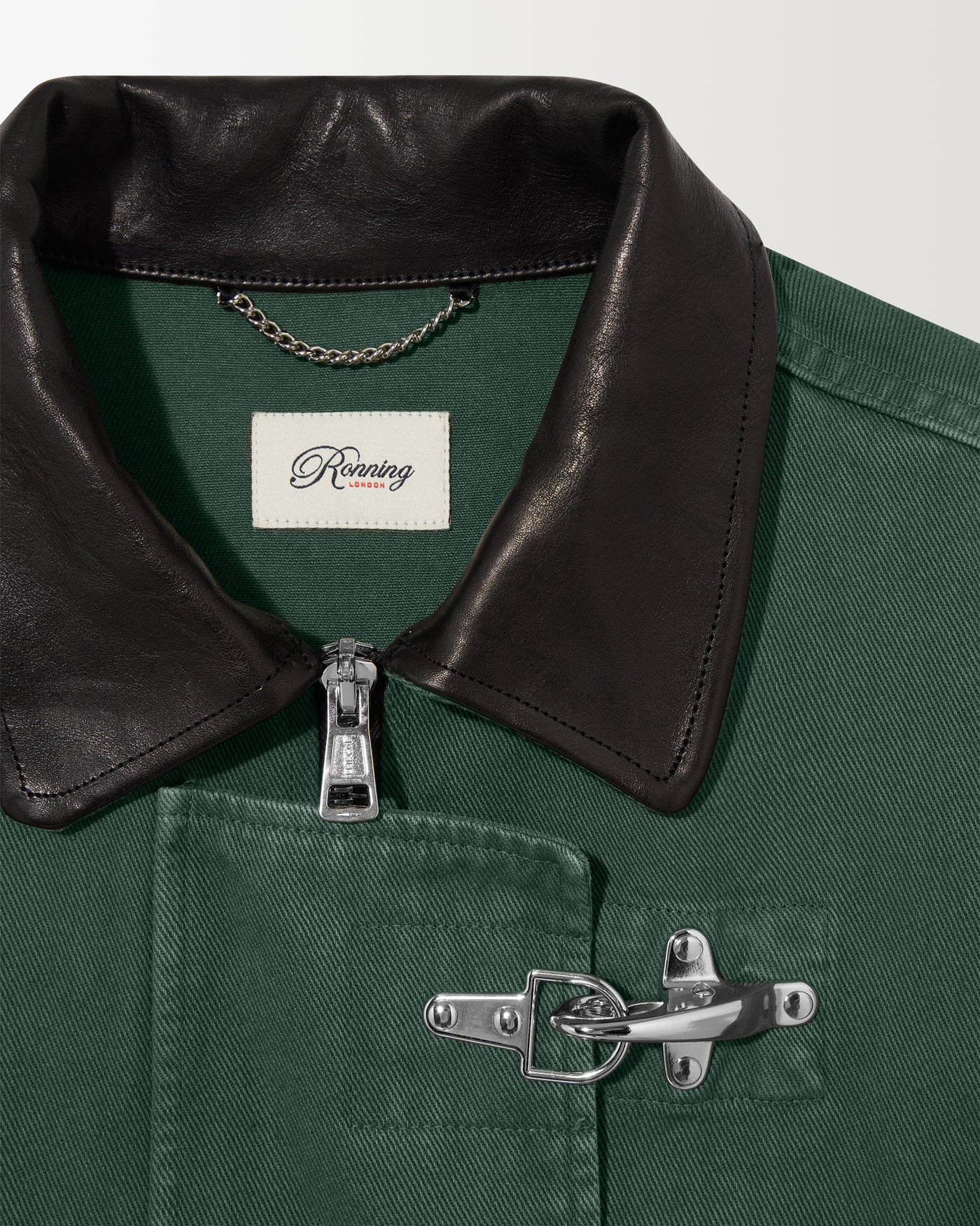 Utility Fireman Jacket - Olive Green