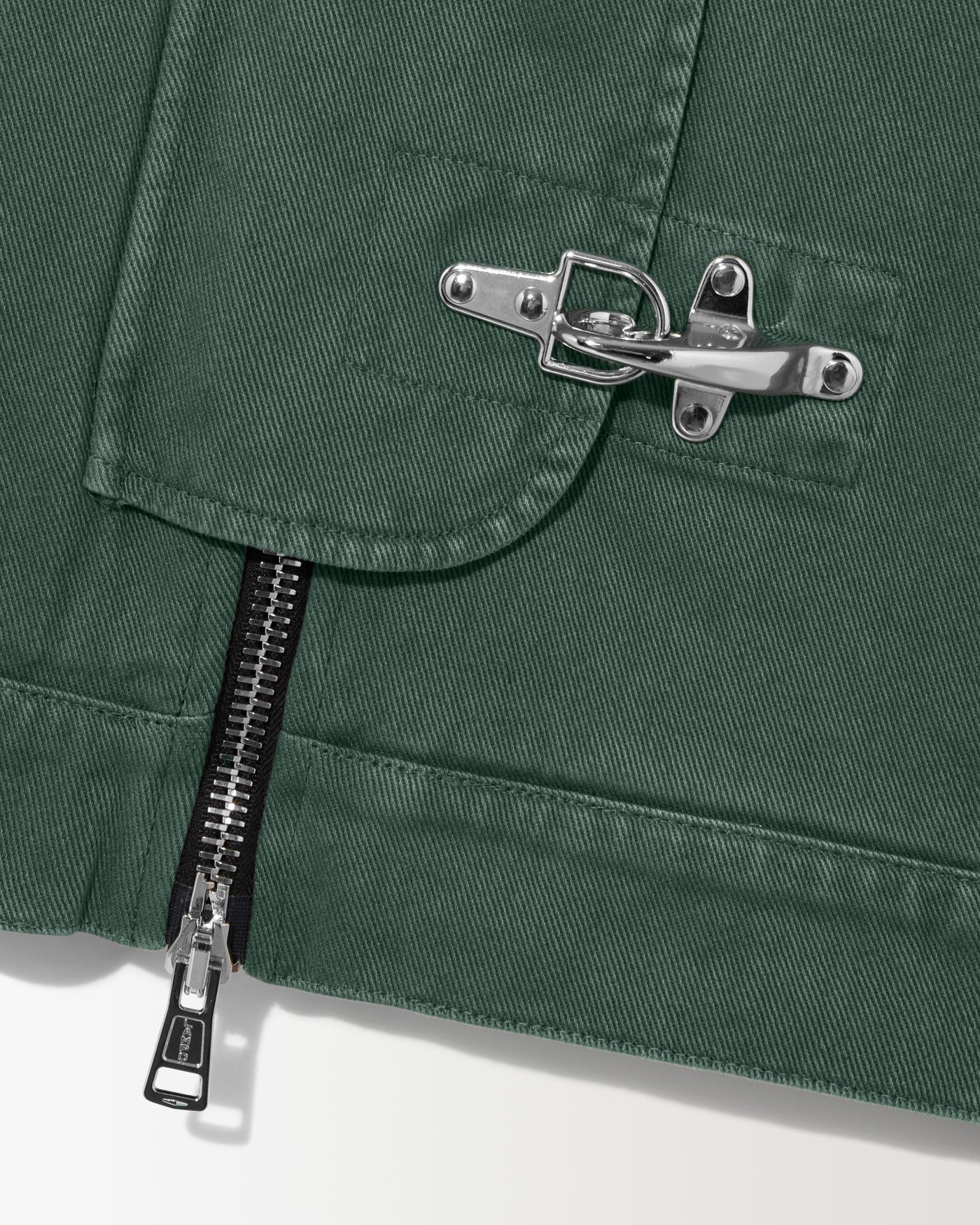 Utility Fireman Jacket - Olive Green