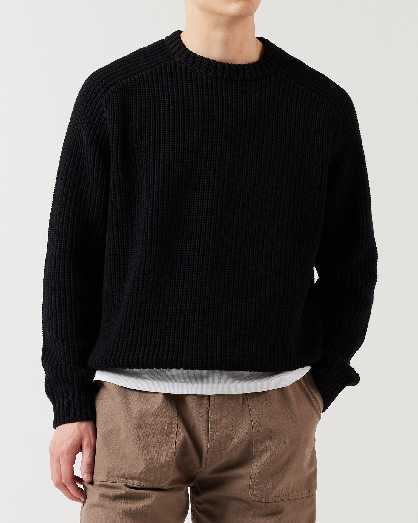 Everyday Fisherman Sweater - Black – RONNING