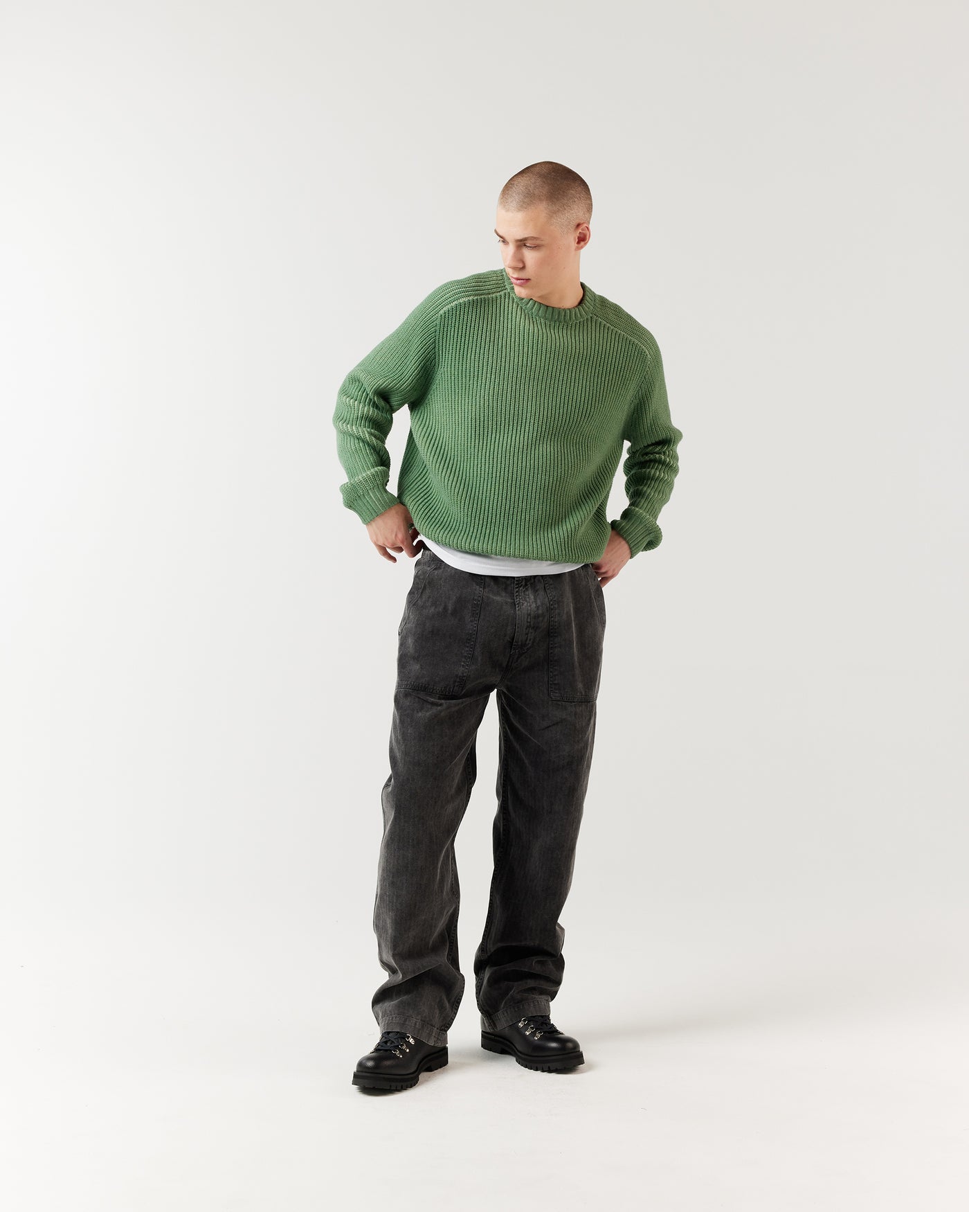 Everyday Fisherman Sweater - Olive – RONNING