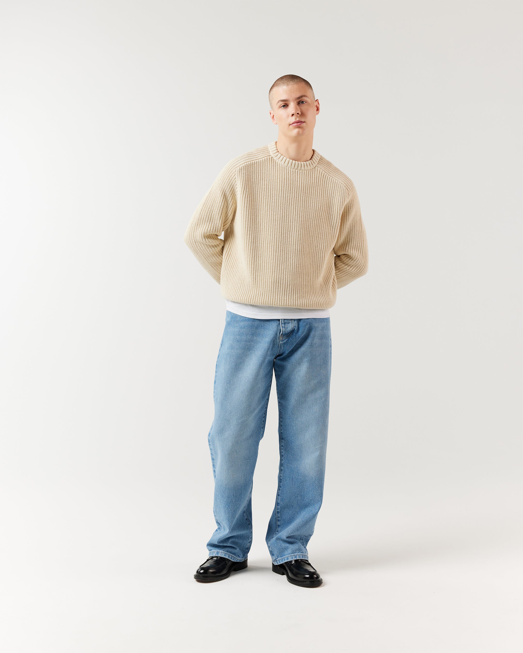 Everyday Fisherman Sweater - Stone – RONNING