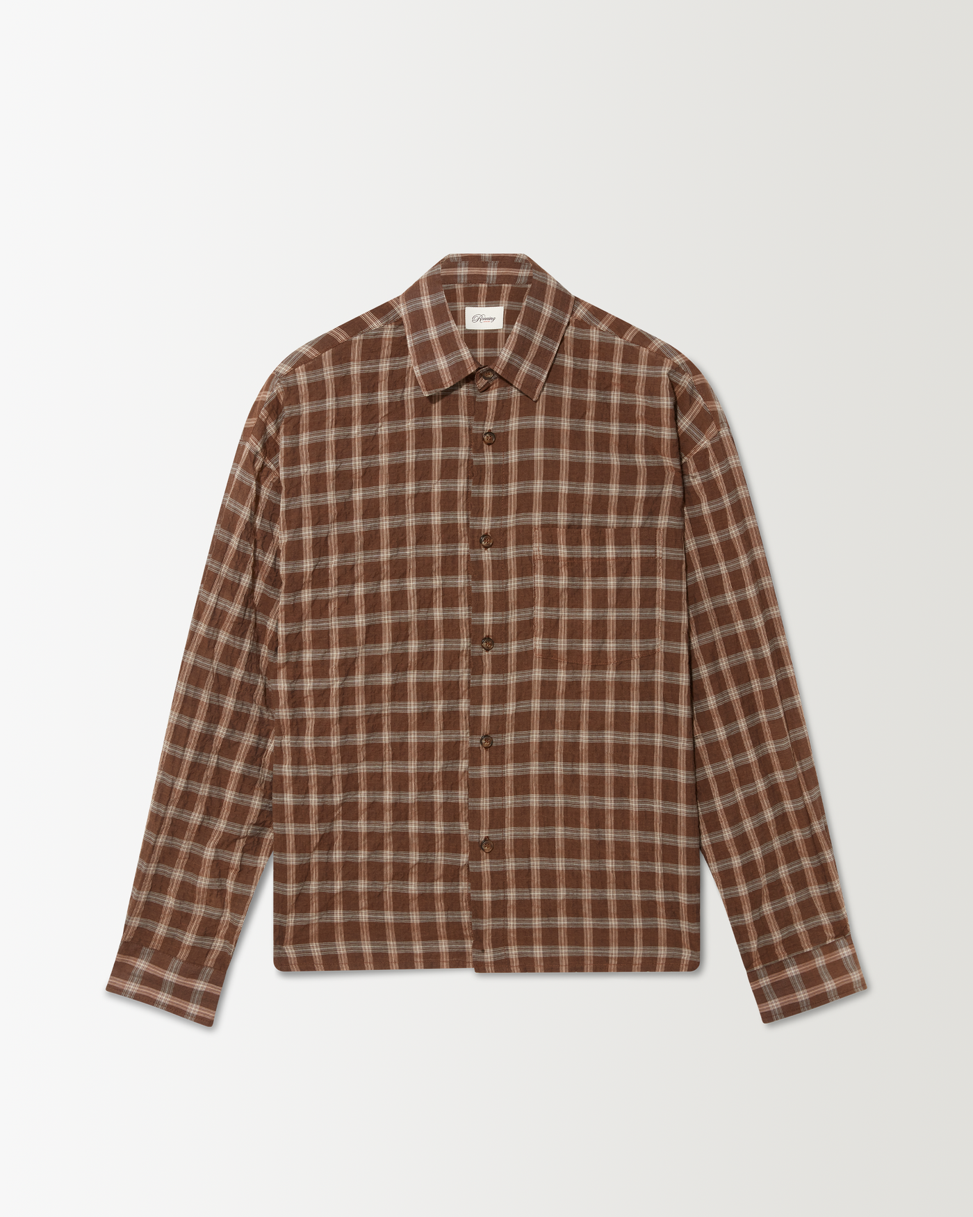 Japanese Shirt - Brown Check | RONNING, Everyday Uniform