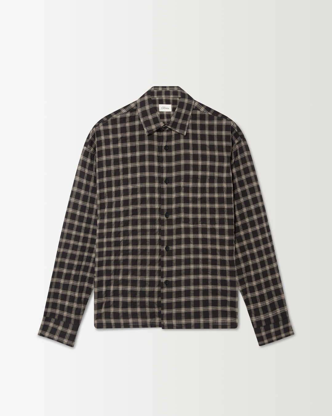 Japanese Shirt - Black Check | RONNING, Everyday Uniform