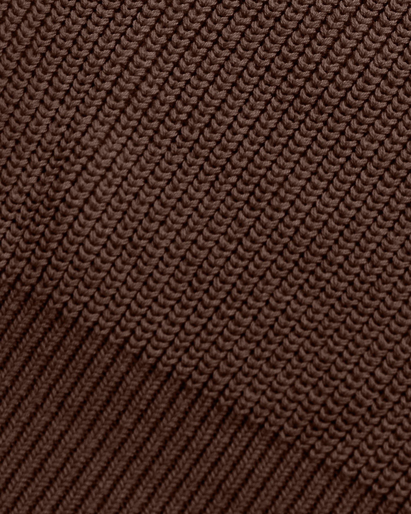 Knit Polo Sweater - Mocha Brown