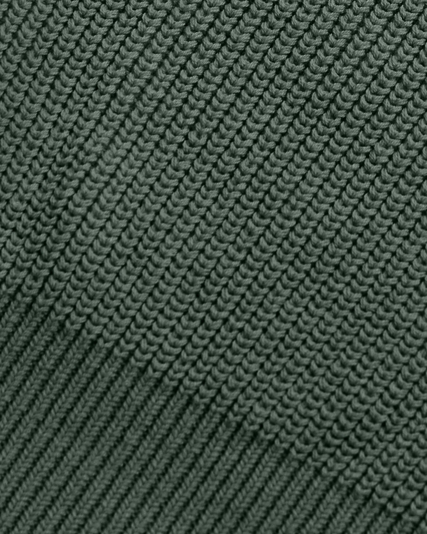Knit Polo Sweater - Sage Green