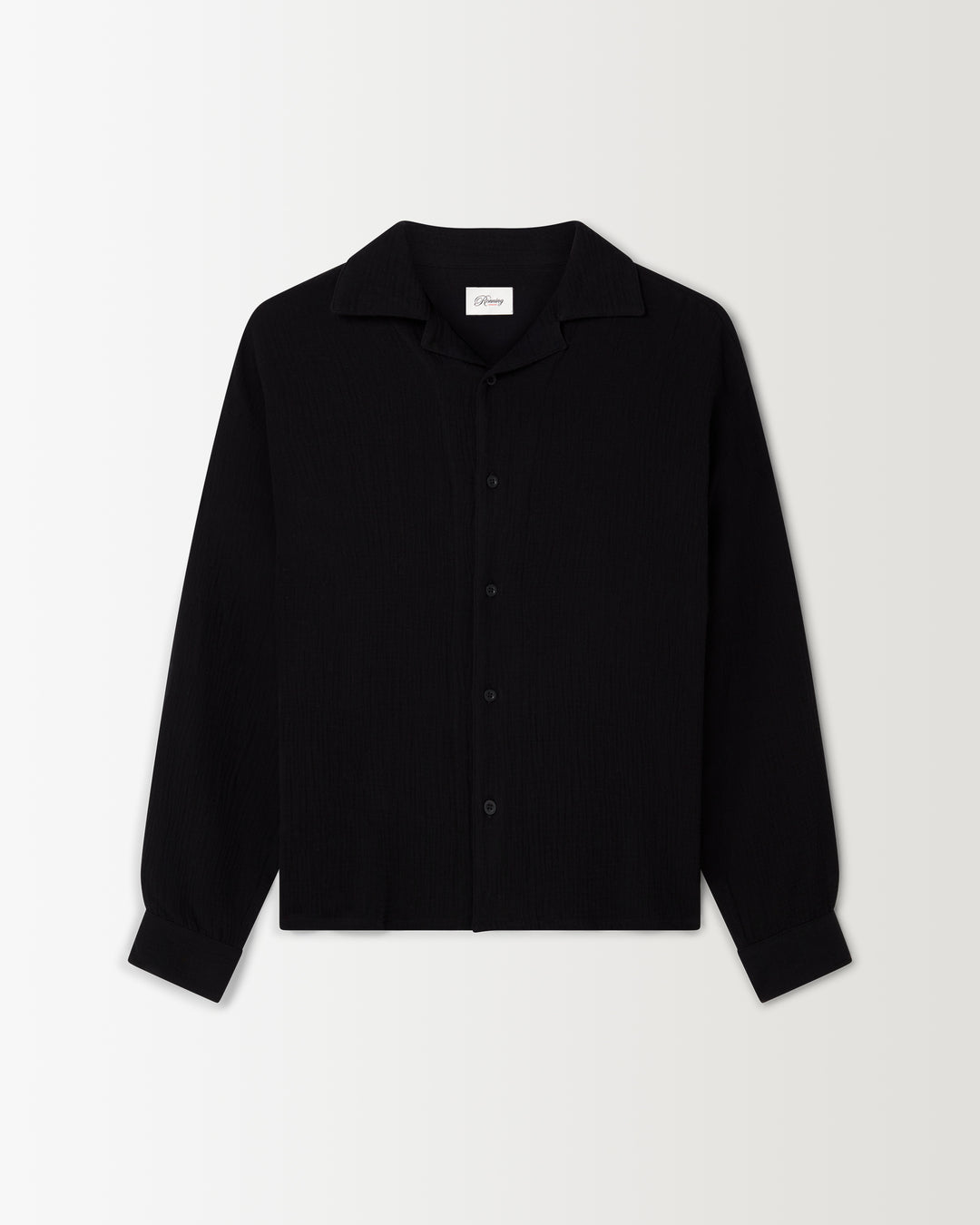 LONGSLEEVECRINKLESHIRTBLACKFLA