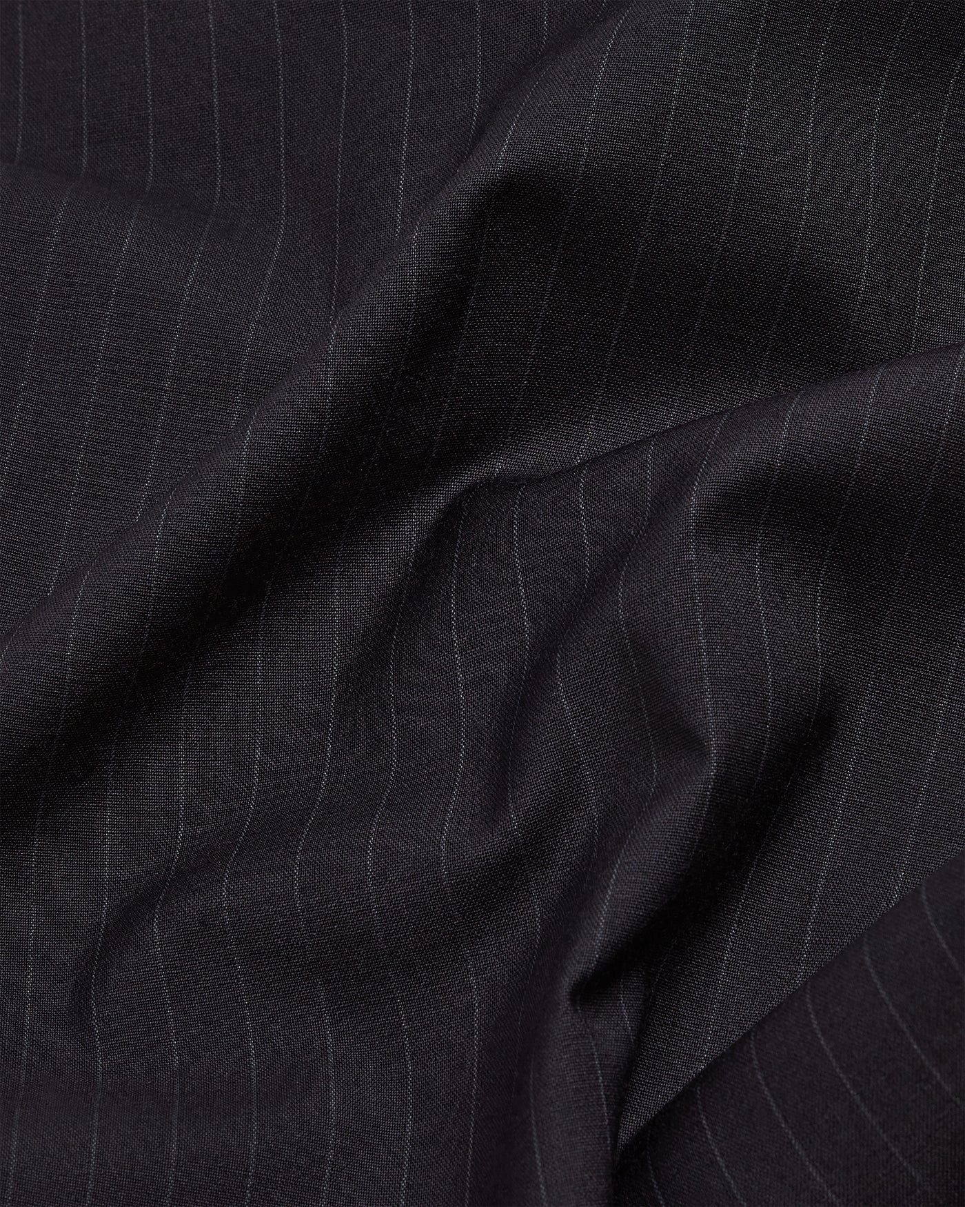 Moto Jacket - Navy Pinstripe