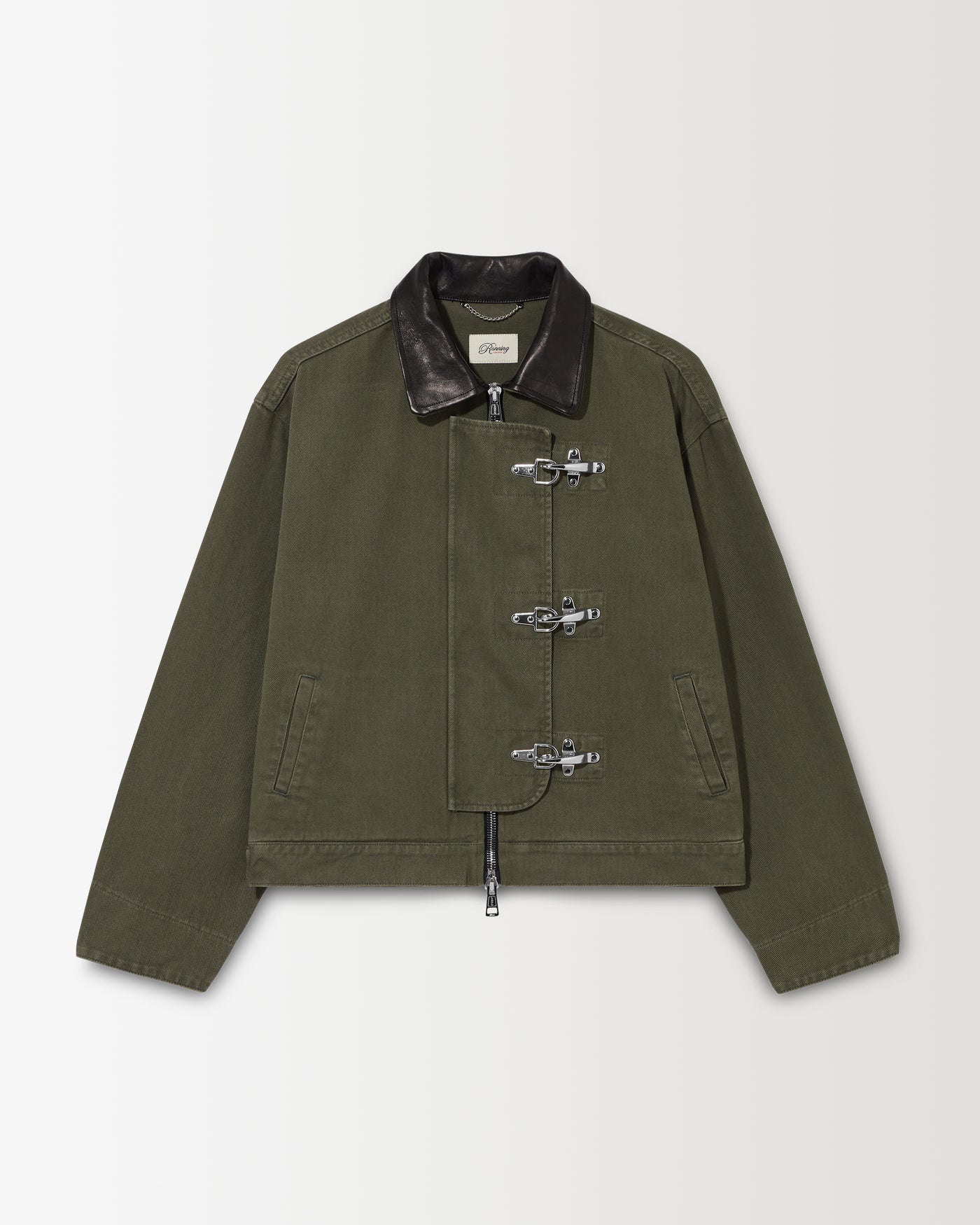 Utility Fireman Jacket - Olive Green