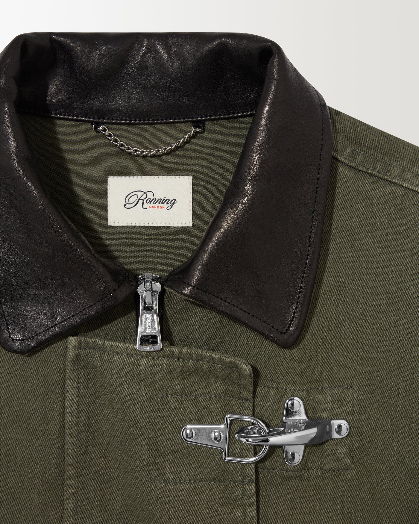Utility Fireman Jacket - Olive Green
