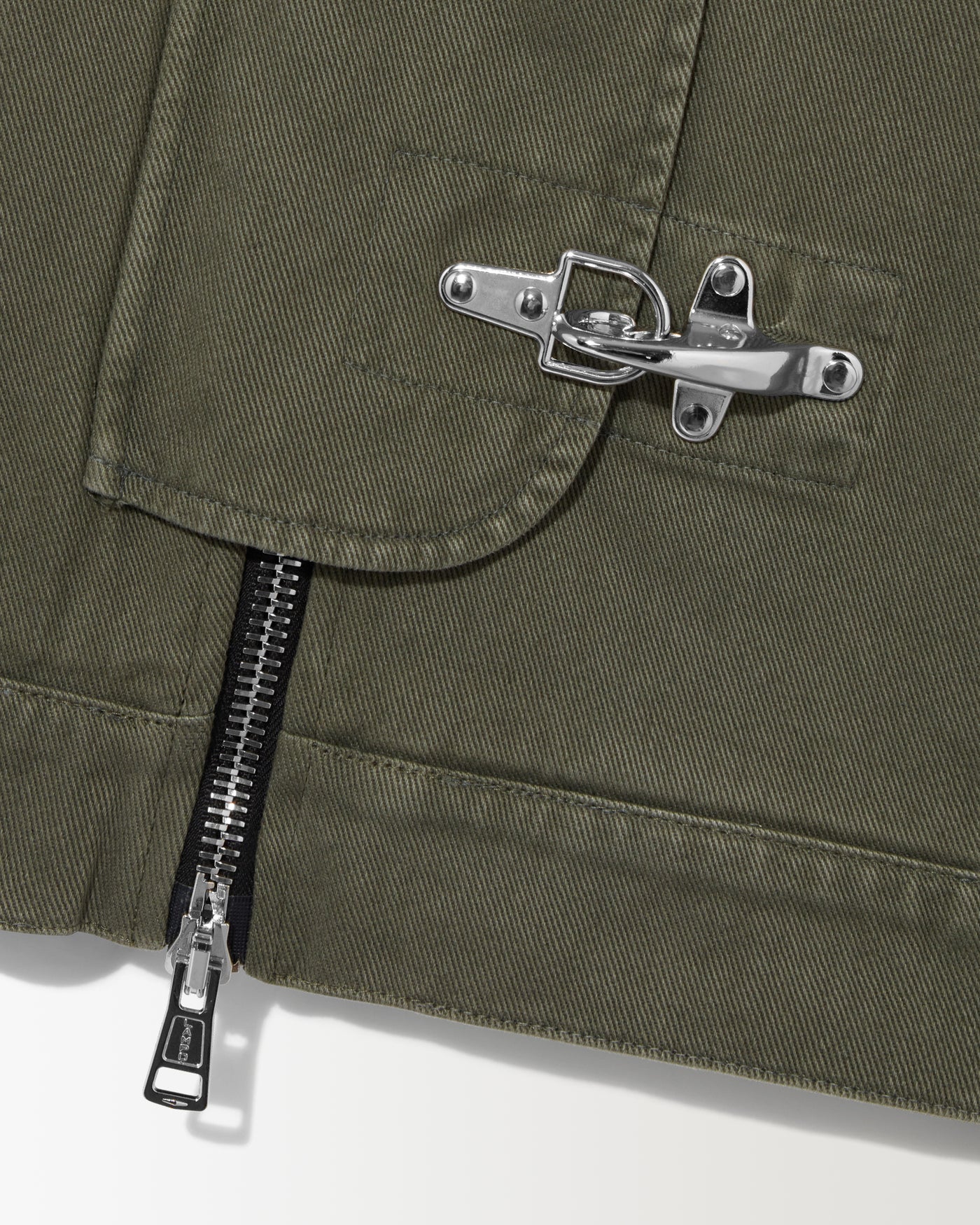 Utility Fireman Jacket - Olive Green
