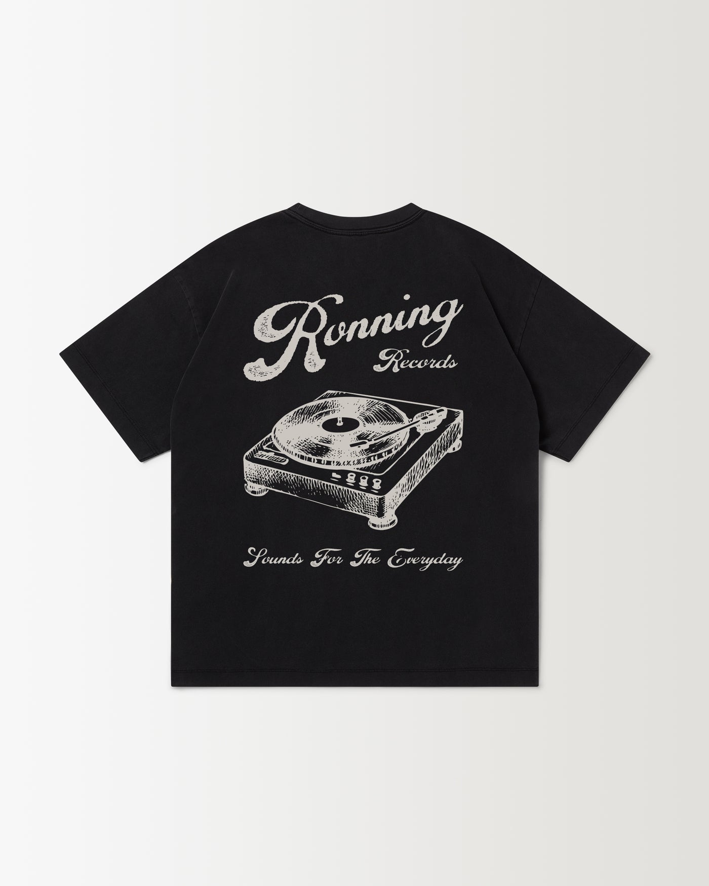Records Tee - Black