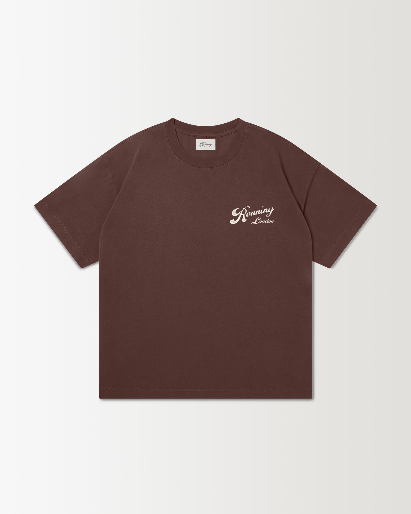 Records Tee - Mocha Brown