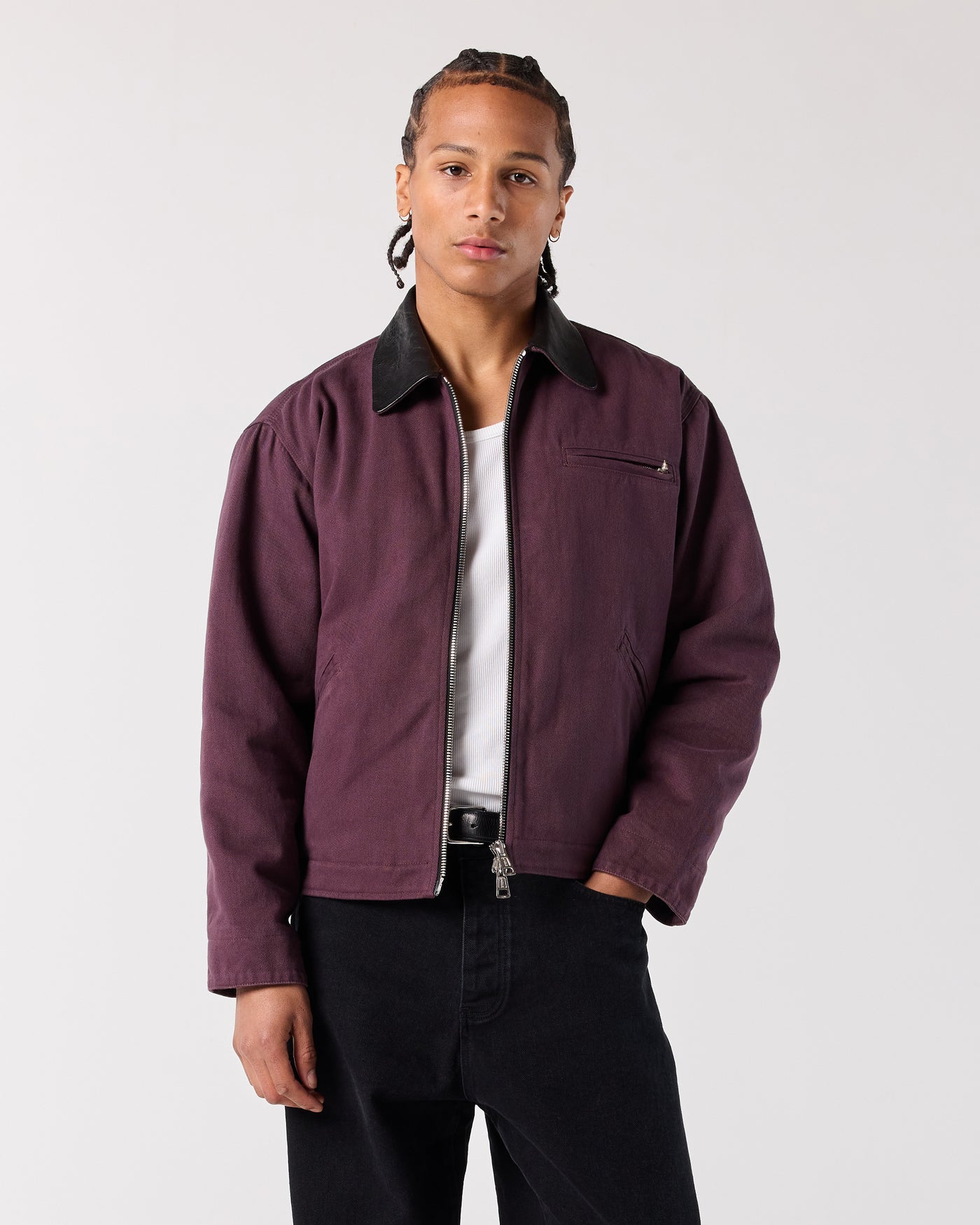 Work Jacket - Wine