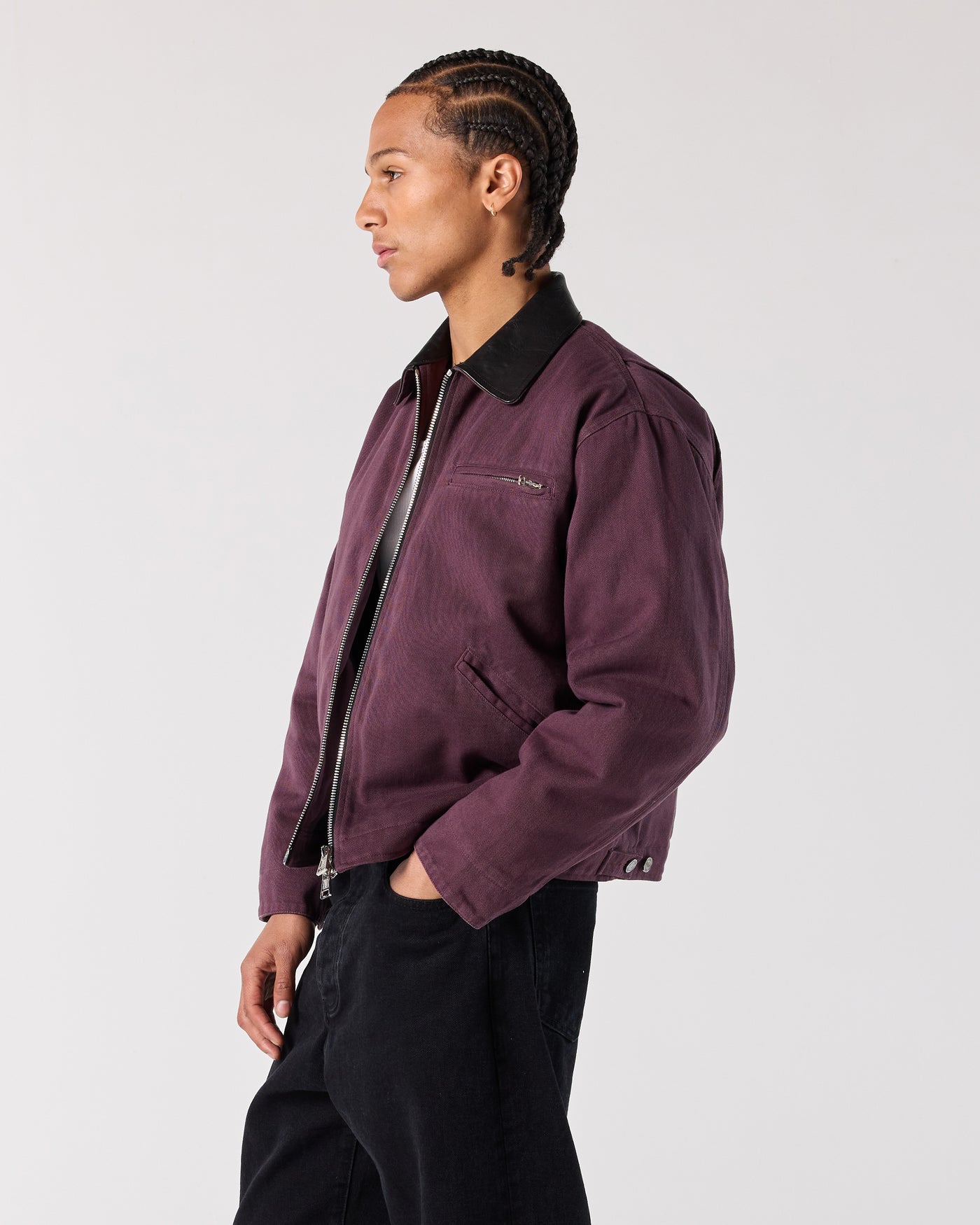 Work Jacket - Wine
