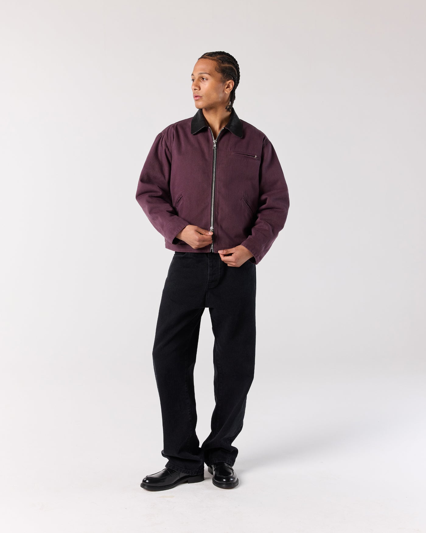 Work Jacket - Wine
