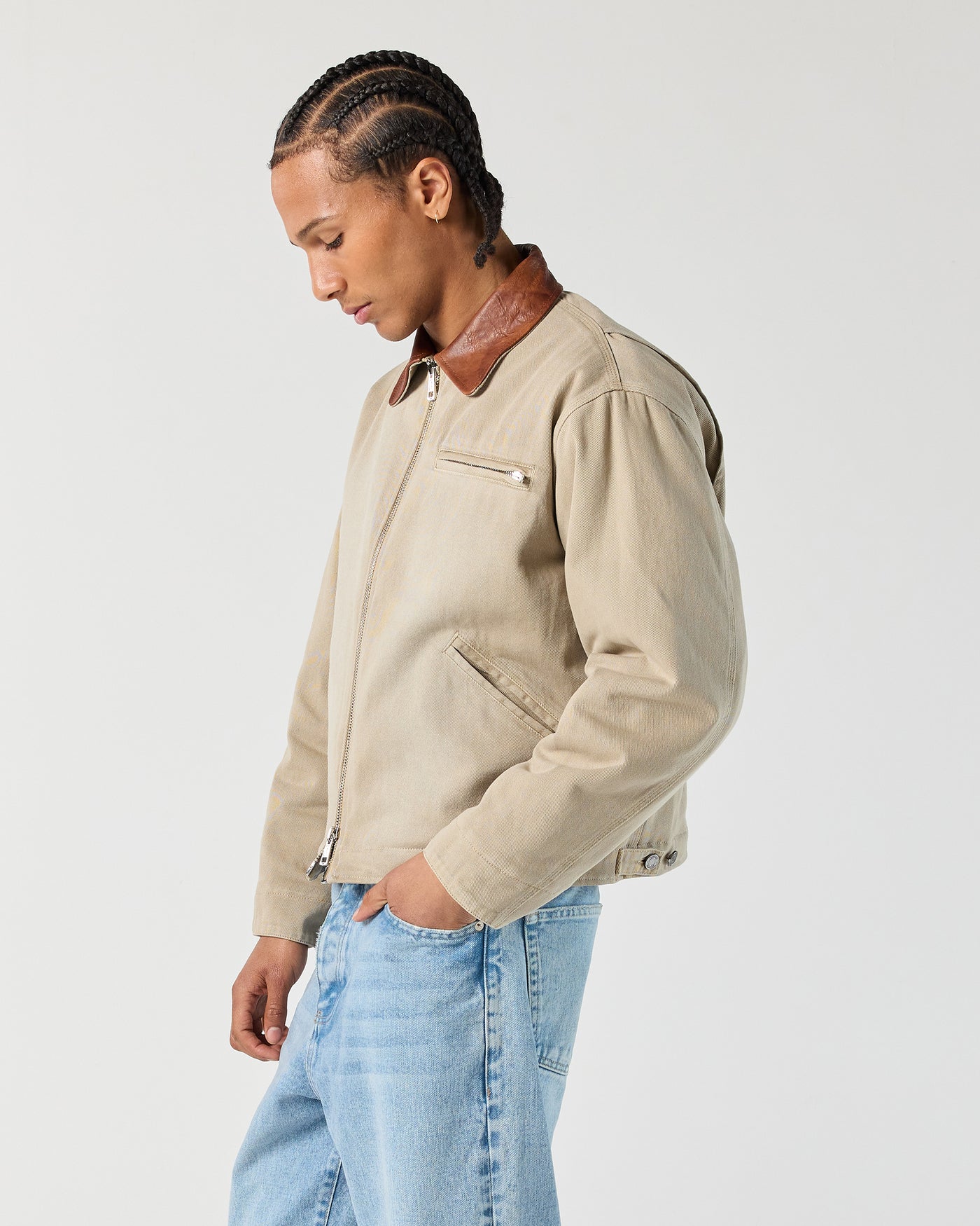 Work Jacket - Washed Sand