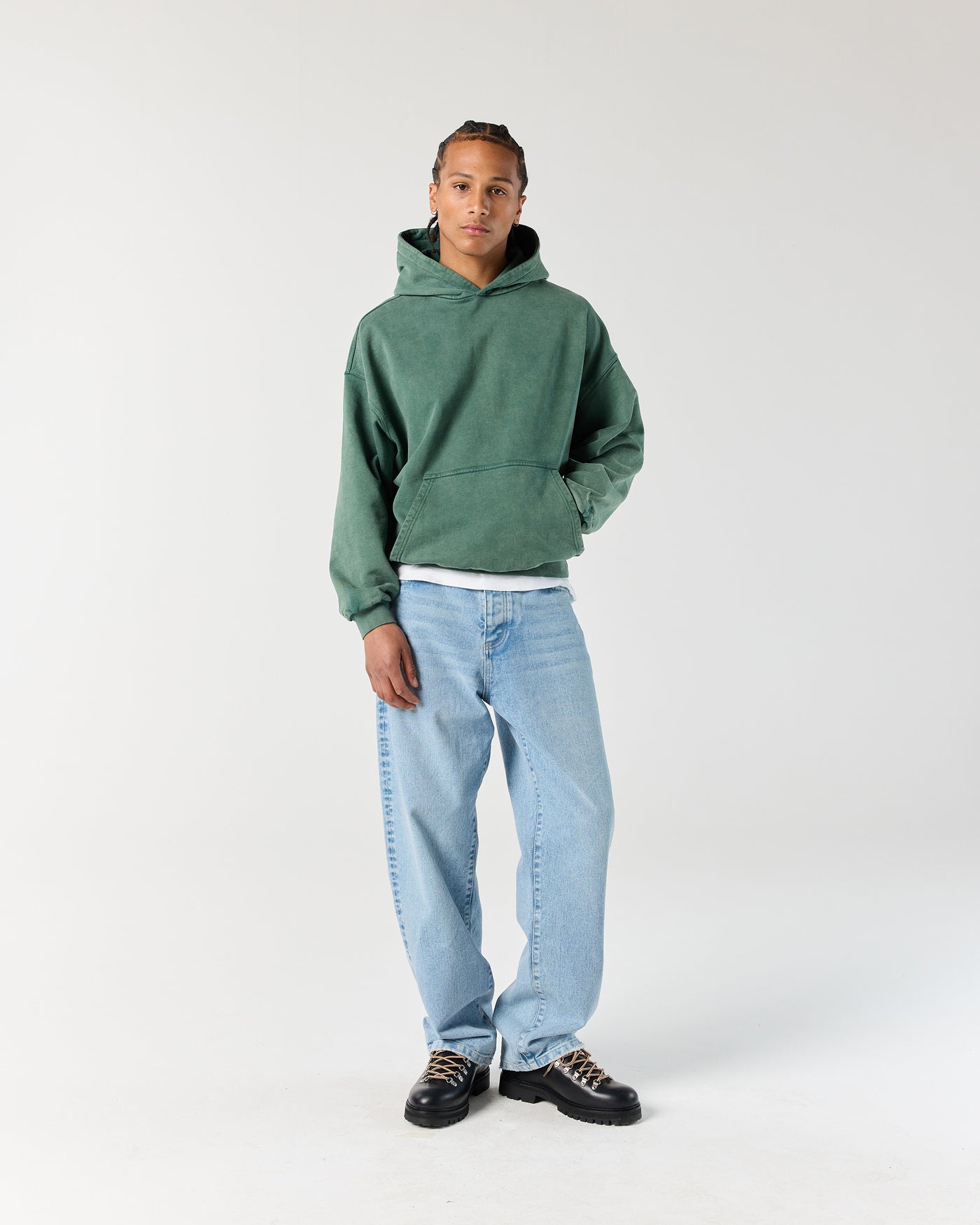 Everyday Hoodie - Washed Green