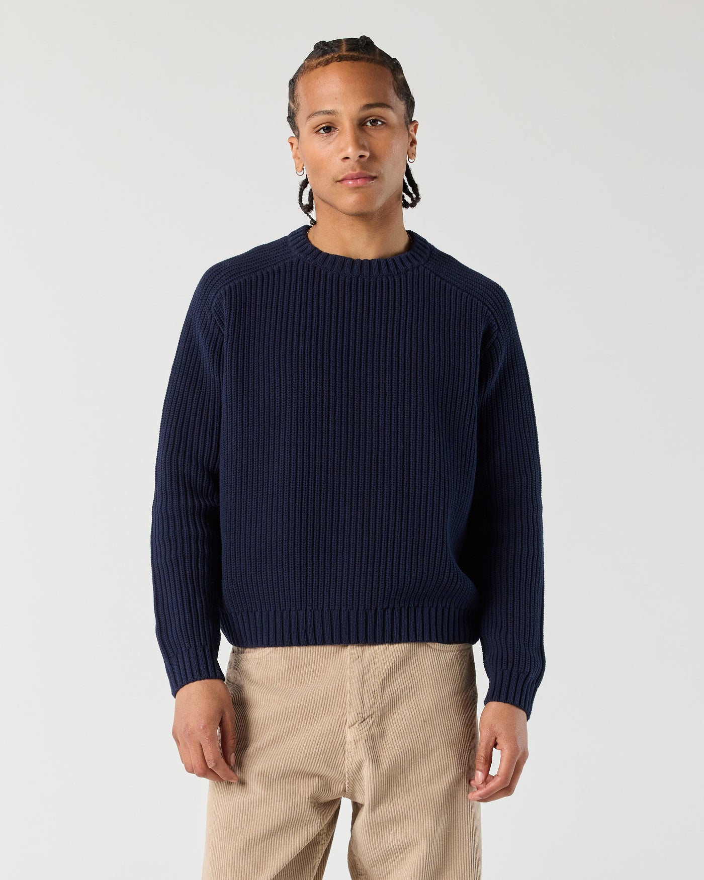Everyday Fisherman Sweater - Navy
