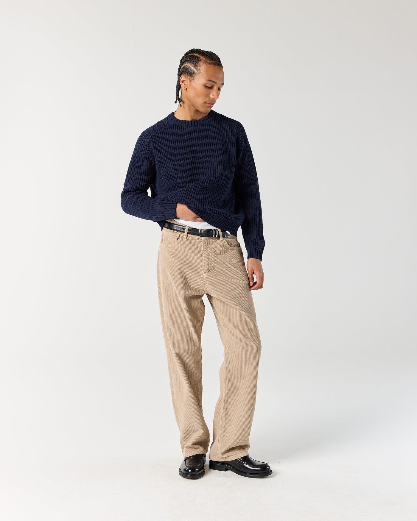 Everyday Fisherman Sweater - Navy