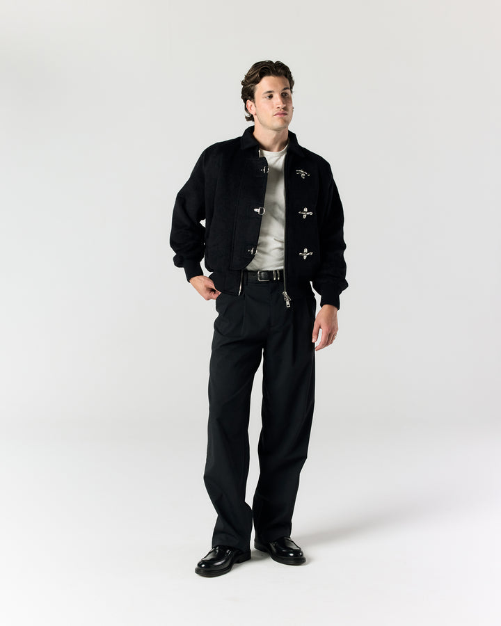 Fireman Clasp Jacket - Black | RONNING, Everyday Uniform