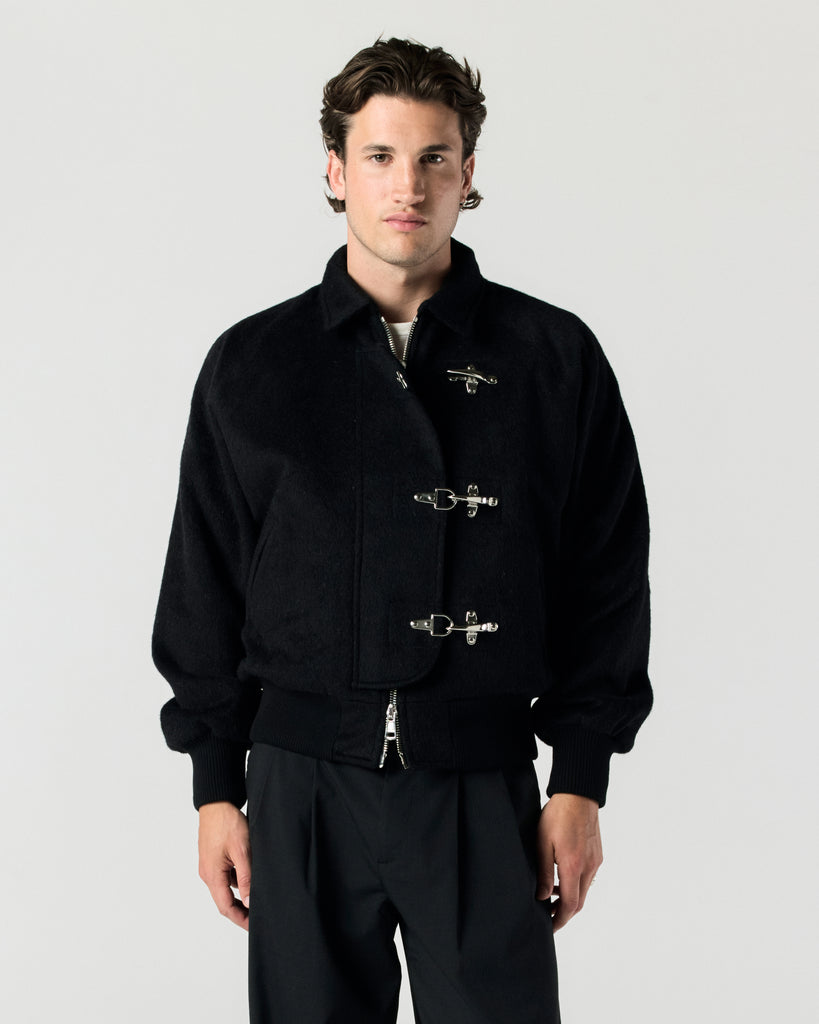 Fireman Clasp Jacket - Black | RONNING, Everyday Uniform