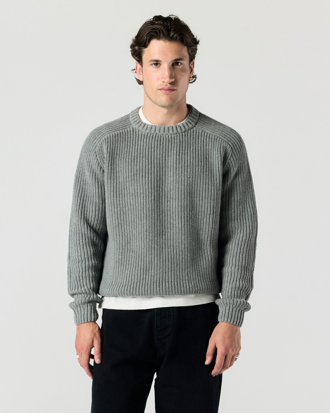 Everyday Fisherman Sweater - Grey
