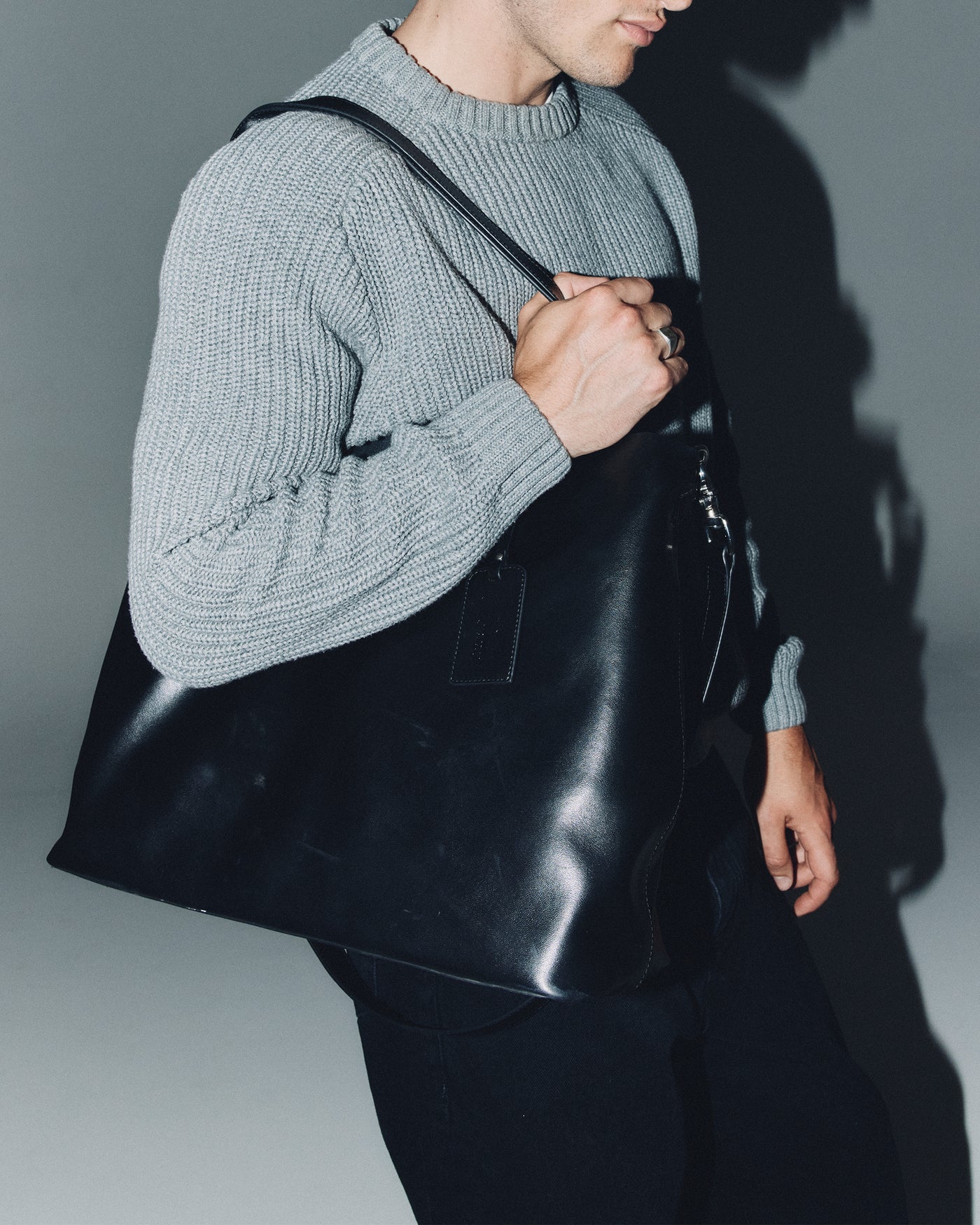 Everyday Leather Bag - Black