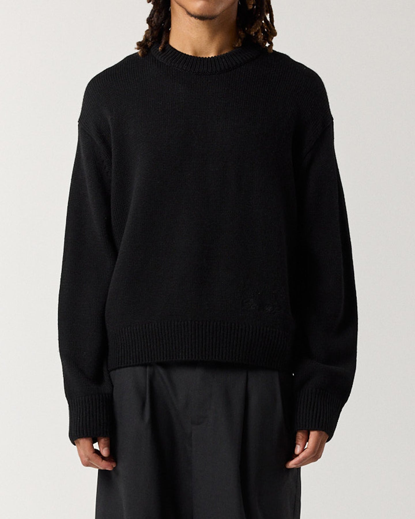 HORSIN' AROUND CREW KNIT SWEATER