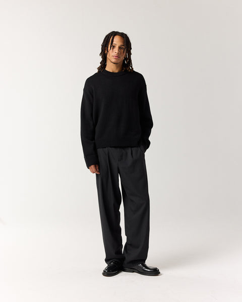 トップス LOW GAUGE MERINO CREWNECK KNIT HUMAN MADE Lowgauge Knit Sweater Navy | HAVEN