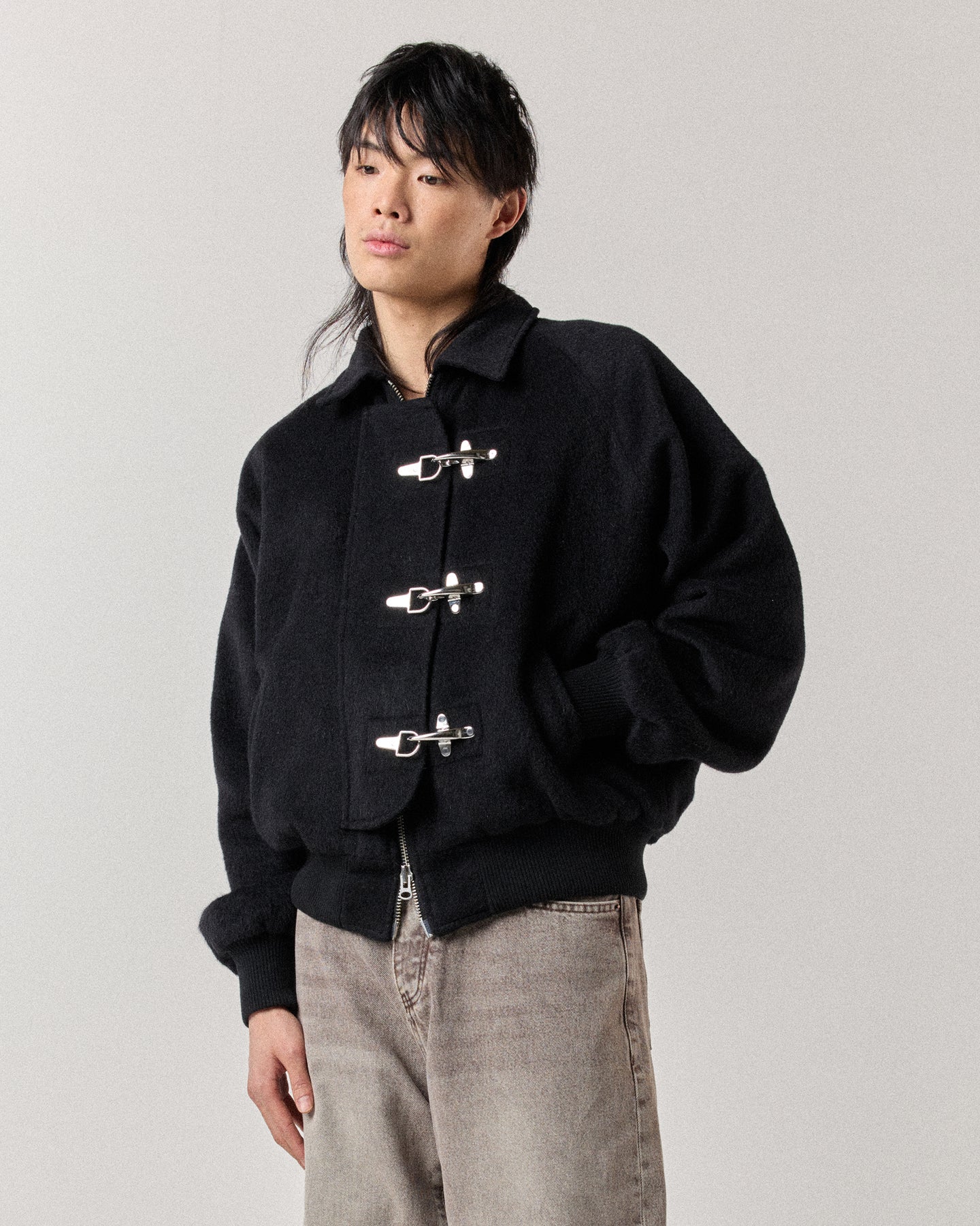 Fireman Clasp Jacket - Black | RONNING, Everyday Uniform