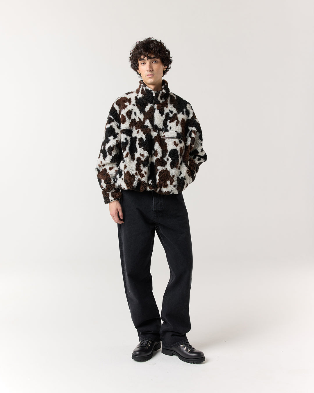 トップス RONNING SECLUSION FLEECE SHADOW BLACK RONNING SECLUSION FLEECE SHADOW BLACK