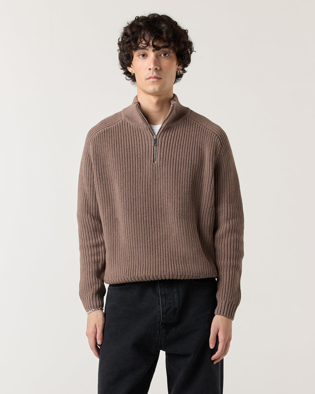 【NEIGHBORHOOD】 15AW Fisherman sweater Neighborhood Fisherman Cable Knit Neighborhood