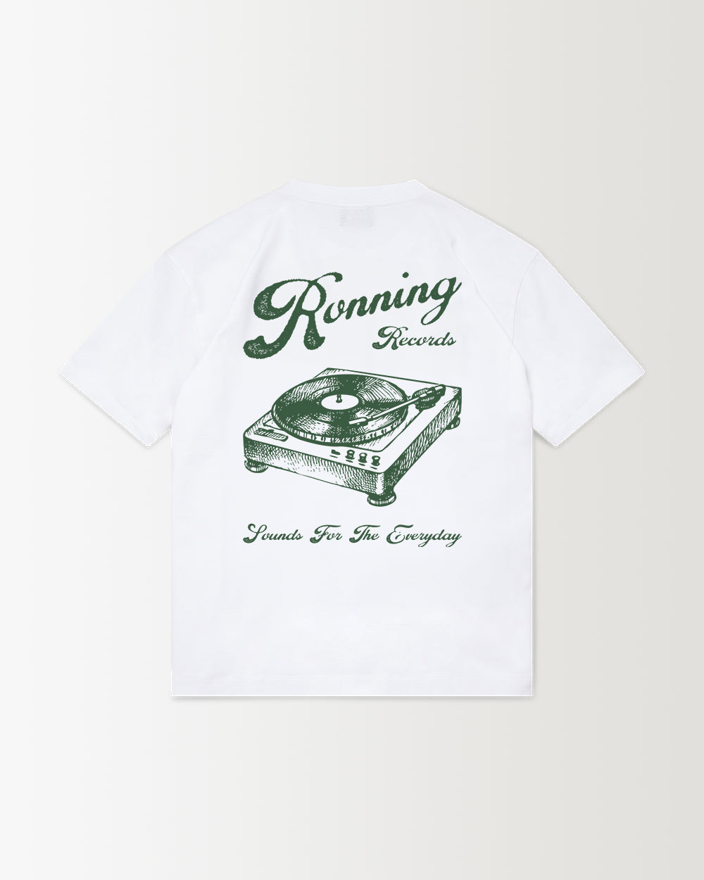 Records Tee - White