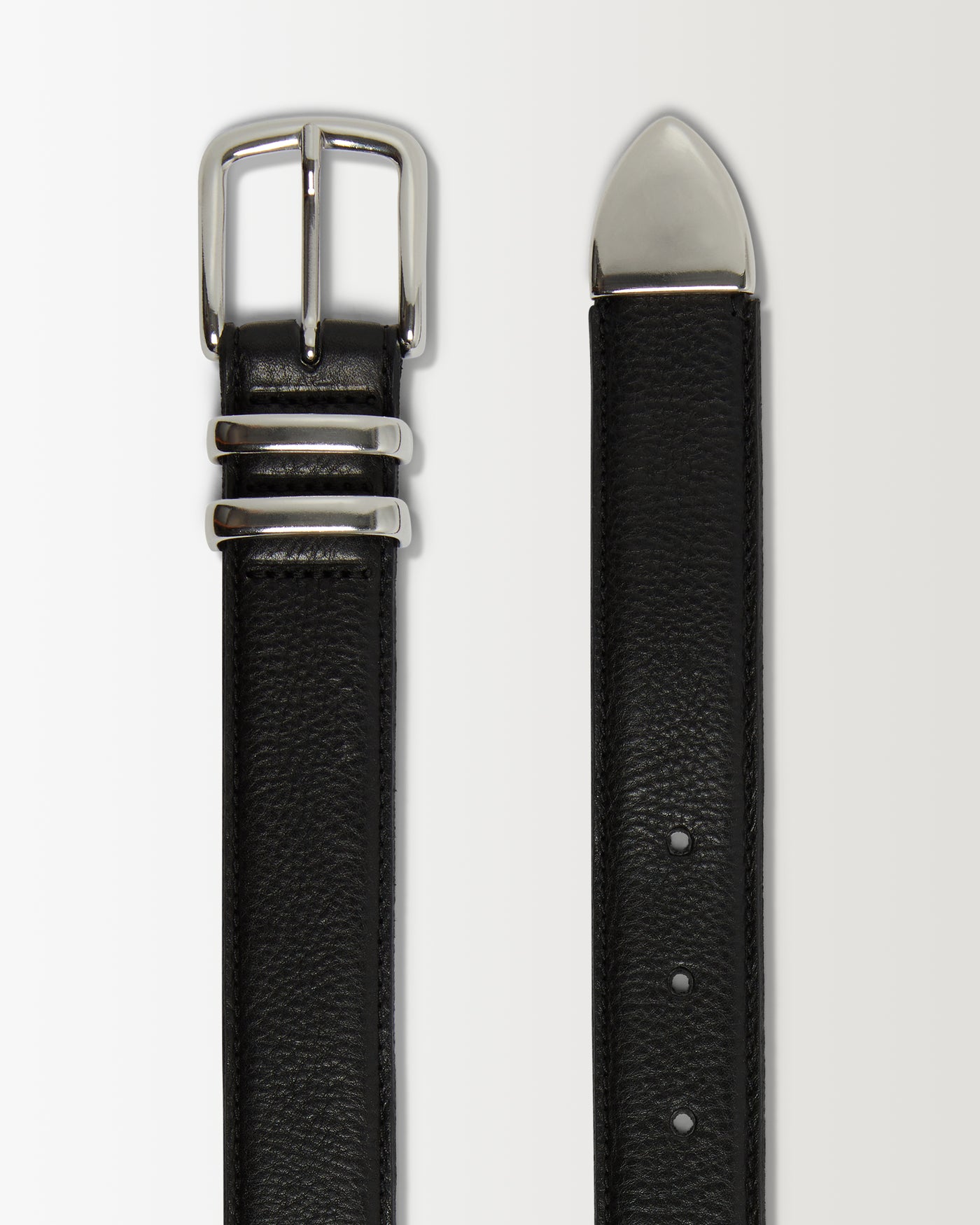 Price West Leathers Belt Western Leather Belt Black RONNING, Everyday Uniform