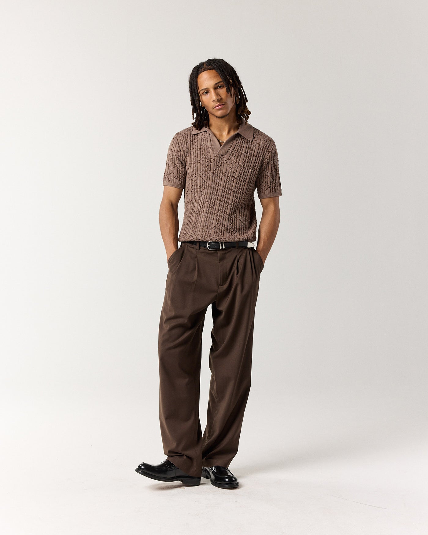Wide Pleated Pant - Mocha Brown | RONNING, Everyday Uniform Wide Pleated Pant - Mocha Brown | RONNING, Everyday Uniform