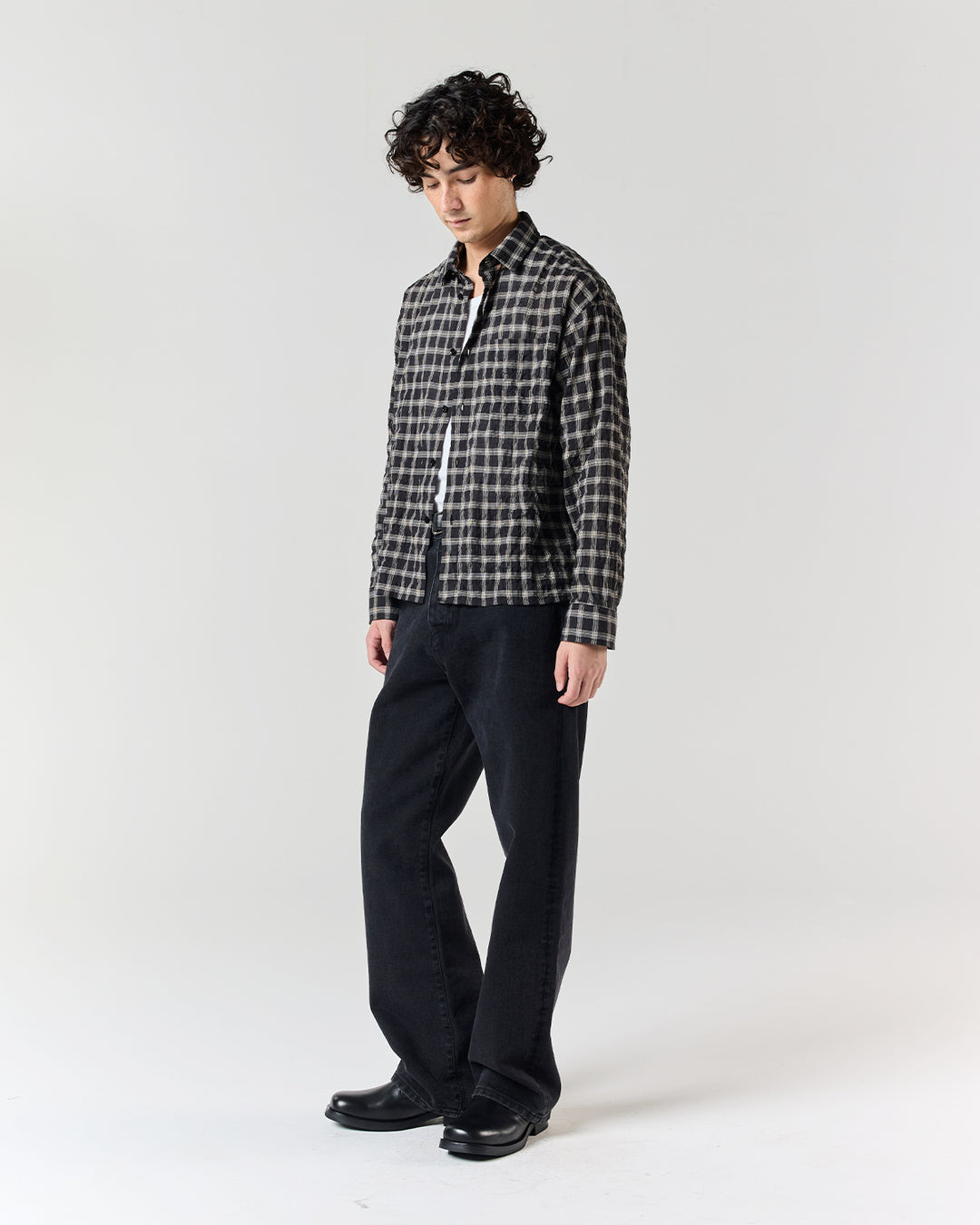 Japanese Shirt - Black Check | RONNING, Everyday Uniform