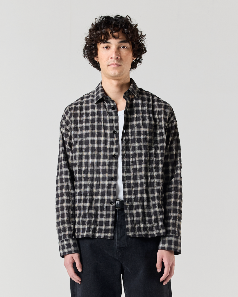Japanese Shirt - Black Check | RONNING, Everyday Uniform