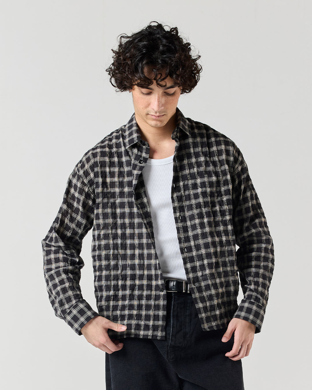Japanese Shirt - Black Check | RONNING, Everyday Uniform